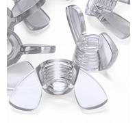 Écrous papillon M6 en acrylique, clairs et transparents, vis en plastique acrylique