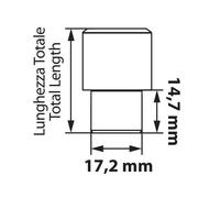 McGard Écrou antivol SL Ultra High Security M12 x 1,5 Embase plate Long. 35 mm Clé 21 mm Ø28,8mm