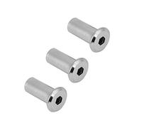 Écrous Plats M6/M8 écrous hexagonaux en Fer plaqué Meubles écrous hexagonaux de écrous hexagonaux Plats M8(M8*22 30PCS)