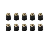 Écrous Puits M5 5mm M4 M6 En Caoutchouc Pour Pare-brise Moto Boulons En Caoutchouc Pour Boulon(M5 10pcs)
