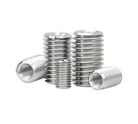 Écrous réducteurs à manchon, Lot de 10 inserts filetés intérieurs et extérieurs en acier inoxydable 304 M2-M16(M3 M5x10)