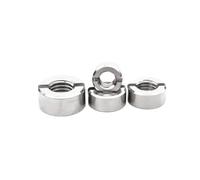 Écrous ronds fendus de type A Écrous de blocage fendus sans trou de vis de réglage latéral(4PCS M12)