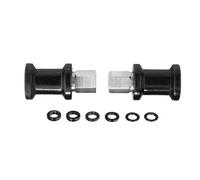 Écrous sur moyeu pour remorque Topeak Journey Trailer TX ( Noir et argent )