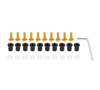 Ecrous Universels Pare-brise 10pcs Pour M5 Pour Kit De Boulons Moto Vis De Carrosserie Rondelles Montage Kit de boulons