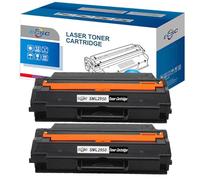 ECSC - Cartouches de toner de remplacement, compatibles pour les imprimantes Samsung ML-2950ND, ML-2955DW, ML-2955ND, SCX-4726FN, SCX-4728FD, SCX-4729FD, SCX-4729FW et MLT-D103L (noir, lot de 2)