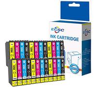 ECSC Compatible Encre Cartouche Remplacement pour Epson Stylus SX230 SX235W SX420W SX425W SX435W SX440 SX445W SX525WD SX535WD SX620FW Stylus Office B42WD BX305F BX305FW (B/C/M/Y, 24-Pack)