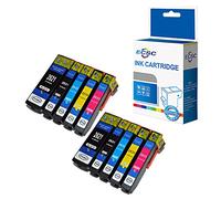 ECSC Compatible Encre Cartouche Remplacement Pour Epson XP-510 XP-520 XP-600 XP-605 XP-610 XP-615 XP-620 XP-625 XP-700 XP-710 XP-720 XP-800 XP-810 XP-820 26XL (BK/C/M/Y, 10-Pack)