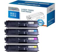 ECSC Compatible Toner Cartouche Remplacement pour Brother HL-L9310CDW MFC-L9570CDW TN910B TN910C TN910M TN910Y (Noir/Cyan/Magenta/Jaune, 4-Pack)
