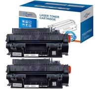 ECSC Compatible Toner Cartouche Remplacement pour HP Laserjet P2050 P2055 P2055d P2055dn P2055x, Canon LBP6300 LBP6650 LBP6300dn LBP6650dn MF5870dn CE505X (Noir, 2-Pack)