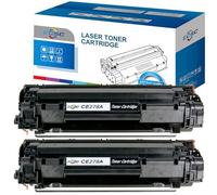 ECSC Compatible Toner Cartouche Remplacement Pour HP LaserJet Pro M1536dnf P1566 P1606dn Canon MF-4410 4430 4450 4550d 4570dn i-SENSYS MF-4730 4750 4780w Fax-L150 L170 L410 CE278A CRG728 (Noir,2-Pack)