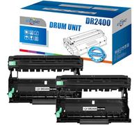 ECSC DR2400 Lot de 2 tambours de rechange compatibles avec Brother MFC-L2710DN MFC-L2710DW MFC-L2712DN MFC-L2712DW MFC-L2730DW MFC-L2732DW MFC-L2735DW MFC-L2750DW (noir)