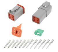 ECSiNG 1 ensemble de connecteurs électriques étanches à 6 broches DT04-6P DT06-6S compatible avec Deutsch Compatible avec DT Series 6P Prise scellée automobile