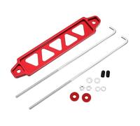ECSiNG 1 Ensemble de Supports de Fixation triangulaires à Cinq Trous pour Batterie de Voiture, Support de Fixation de Batterie de Voiture, Support d'arrimage de Batterie Automobile, Rouge