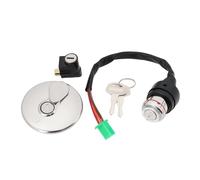 ECSiNG 1 Jeu de e Contact d'allumage de Moto Serrure de Porte électrique Couvercle de Réservoir de Carburant avec 4 Broches Compatible avec Suzuki GN125 GN250 TS125 TS185