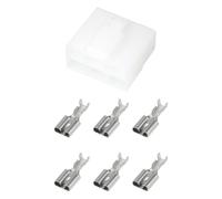 ECSiNG 1 Pack Connecteur Fiche Régulateur Redresseur 6 Broches Compatible avec Rick Motorsport 11-101 Noir 28.5×25x13 mm