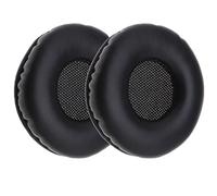 ECSiNG 1 Paire de Coussinets de Rechange en Cuir et Mousse à mémoire de Forme compatibles avec Casque AKG K518 K518DJ K81 K518LE Noir