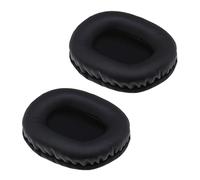 ECSiNG 1 Paire de Coussinets d'oreille compatibles avec Creative Sound BlasterX H5 BlasterX H7 H5 H7 Mousse de Cuir protéiné de Rechange Confortable Noir