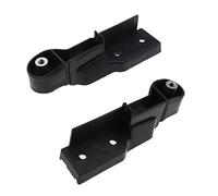 ECSiNG 1 paire de supports de fixation pour grille de pare-chocs avant, clip de fixation gauche et droite, compatible avec A6 4F S6 RS6, remplacement automobile 4F0807771 4F080772