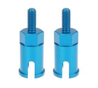 ECSiNG 1 paire d'essieux de roue RC 1/18 en aluminium bleu compatible avec Revel Scorch compatible avec Dromida