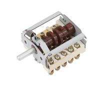 ECSiNG 1 pc Commutateur Sélecteur de Four 49.27215.000 6 Positions 16a Compatible avec Küppersbusch 508956