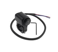 ECSiNG 1 Pièce Interrupteur de Phare Étanche pour Guidon de Moto en Alliage DC 12V Feu Antibrouillard Interrupteur Marche/arrêt pour Moto VTT Vélo Électrique Noir