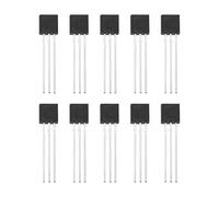ECSiNG 10 Pièces Transistors J-FET à Canal N DC 25 V 100 MA 2N3819 Transistors J-FET TO-92 Transistors FET pour Applications de Mixage D'équipement Audio Basé Sur RF