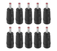 ECSiNG 10pcs Adaptateur de Connecteur d'alimentation DC 5.5x2.1mm Jack Femelle vers 3.5x1.35mm Convertisseur de Prise Mâle pour Petits Projets Électroniques Applications de Vidéosurveillance