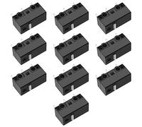 ECSiNG 10pcs Micro-Interrupteur de Souris D2FC-F-7N Interrupteur Tactile Remplacement Compatible avec Logitech Compatible avec Razer Compatible avec Roccat Compatible avec SteelSeries