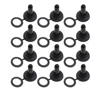 ECSiNG 12pcs Interrupteur à Bascule Capuchons en Caoutchouc pour 12mm pour Bateaux Équipement Véhicules Tout-terrain Étanche Interrupteur Accessoires