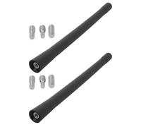 ECSiNG 2 antennes courtes de 17,8 cm pour moto avec vis d'adaptation compatibles avec Harley Davidson 1989-2022