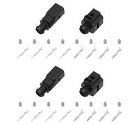 ECSiNG 2 Ensembles Connecteur Auto 4 Broches remplace OEM 4B0973712 4B0973812 Compatible avec VW Compatible avec Seat