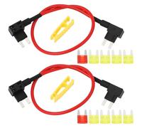ECSiNG 2 Jeux Relais de Pompe à Carburant Automobile Double Prise de Fusible 12v Compatible avec Jeep Grand Cherokee 2011-2013 Compatible avec Dodge