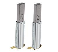 ECSiNG 2 paires (4 pièces) de balais de carbone compatibles avec les aspirateurs industriels 30/60/70/80/90L 11 x 6 x 29 mm