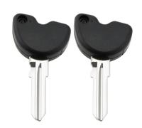 ECSiNG 2 Pièces Clé Vierge de Moto non Coupée Pièce de Rechange 573960 Compatible avec Piaggio 3VTE Fly 125 200 250 300