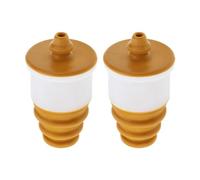 ECSiNG 2 Pièces Support de Butée de Choc Arrière Tampon d'amortisseur Arrière Bloc en Caoutchouc Support de Butée d'essieu Arrière 51811829 Butée de Jambe de Force Compatible avec FIAT 500