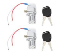 ECSiNG 2 Pièces Verrou de Boîtier Batterie Vélo Électrique Compatible avec Boîtiers Batterie Lithium Standard pour E-Bike