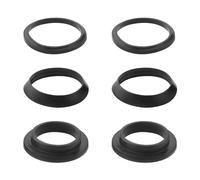 ECSiNG 2 Set Jeux de Joints pour Siphon de 1 ¼ Pouces Joint en Caoutchouc Joint Plat de Remplacement pour Tuyau de Vidange de 1 1/4 Pouces Piège à Odeurs d'évier Tube de Siphon Siphon Noir