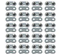 ECSiNG 20 Jeux de Maillons de Chaîne de Tronçonneuse Sangle Préréglée de Réparation de Maillon Compatible avec Chaîne de Calibre 325 1.5mm Adaptée aux Chaînes de 62 à 86 Maillons