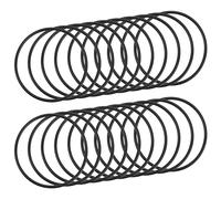 ECSiNG 20 Pièces Joints Toriques en Caoutchouc Nitrile 76mm OD 70mm ID 3mm Largeur Joint D'étanchéité Métrique pour Robinet Plomberie Automobile Machine Plomberie Réparation Noir