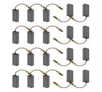 ECSiNG 20x Balais de Charbon pour Meuleuse d'angle 15x8x5mm/0.59x0.31x0.20 Pouces Compatible avec Bosch Pièce de Rechange pour Outil Électrique de Réparation de Remplacement