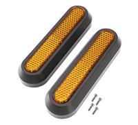 ECSiNG 2pcs Autocollants de Protection pour Réflecteur Couverture de Roue Arrière Compatible avec Xiao-mi M365 Essential 1S Pro Pro 2 Scooter Électrique