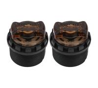 ECSiNG 2PCS Boutons Amortissement Réglables pour Fourche Avant Vélo Capuchon de Verrouillage de 27,5Mm Bouton Tige Amortissement en Plastique Compatible avec Tube 30Mm du Vélo XCR XCM