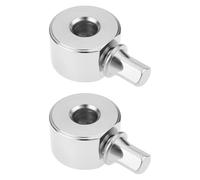 ECSiNG 2pcs Contrepoids en Acier pour Batte de Grosse Caisse Ouverture de 6,4mm Compatible avec La Plupart des Pédales de Batterie.