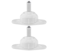 ECSiNG 2pcs Supports Pivotants à 360° Support Universel de Détecteur Infrarouge pour Tous Types de Détecteurs Muraux Trou M4 en Plastique