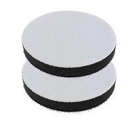 ECSiNG 2x 3 Pouces Ponçage Tampon Doux Tampon Éponge Interface Support Mousse Coussin Tampons Crochet et Boucle Support pour 3 Pouces Pneumatique et Électrique Machine de Polissage et Meulage