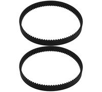 ECSiNG 2x Courroie Dentée pour Scarificateur HTD450-5M-15 5 mm Pas 15 mm Largeur 90 Dents 450 mm Circonférence Caoutchouc Boucle Fermée sans Fin Synchrone Noir Accessoires de Remplacement