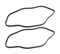 ECSiNG 2x Courroie d'entraînement de Tondeuse à Gazon HTD1160-8M-12 Compatible avec Stiga Park 121M / Villa 85 Combi 9585-0085-00/9585-0161-01 en Caoutchouc Noir Boucle Fermée