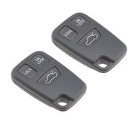 ECSiNG 2X Étui Porte-clés de Voiture à 3 Boutons Coque de Boîtier de Télécommande Intelligente de Remplacement Compatible avec 850 960 C70 S40 S60 S70 S80 S90 V40 V70 V90 XC70 XC9