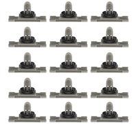 ECSiNG 30pcs Clips de Fixation de Moulage Support de Garniture Carrosserie de Porte Voiture Compatible avec E90 E91 F30 F31 F35 51137117240 Clips de Garniture Gouttière de Moulage de Toit Extérieur