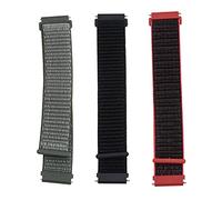ECSiNG 3pcs Bracelet de Montre en Nylon 22mm Remplacement Compatible avec Huaawei GT Samasung Gallaxy Active/S2/S3 Boucle